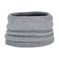 thumbnail image 6 of Zwiiyzr Baby Kids Warm Winter Hat Scarf Set Boys Girls Toddler Cute Knit Beanie Hat Earflap Hoodie Scarves Snow Cap 4-10 Years Gray, 6 of 6