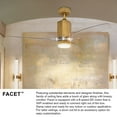 thumbnail image 6 of 905860FMW-LDDK Hinkley Lighting Facet - 3 Blade Dual Mount Ceiling Fan with Light Kit In Modern Style-16.75 Inches Tall and 60 Inches Wide-Matte White, 6 of 12
