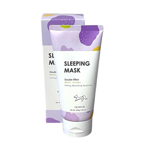 GlamFox Sleeping Mask Double Effect Retinol & Collagen 3.52 oz