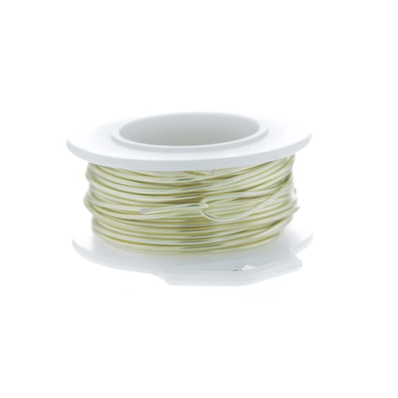 16 Gauge Round Silver Plated Champagne Gold Copper Craft Wire - 15ft