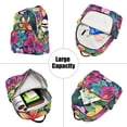 thumbnail image 5 of ALAZA Tropical Flowers Womens Travel Laptop Backpack Large Daypack Ladies Shoulder Bags M, 5 of 7