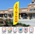 thumbnail image 4 of Join Now Sign feather flag for Outdoor by Mavis Printing | 11.5 FEET Long Polyester Outdoor Banner Flag for Easy Hang | HD Print Swooper I Flag Only to Advertise Join Now| Made in USA I Flag Only, 4 of 5