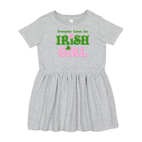 Inktastic Loves an Irish Girl Girls Toddler Dress