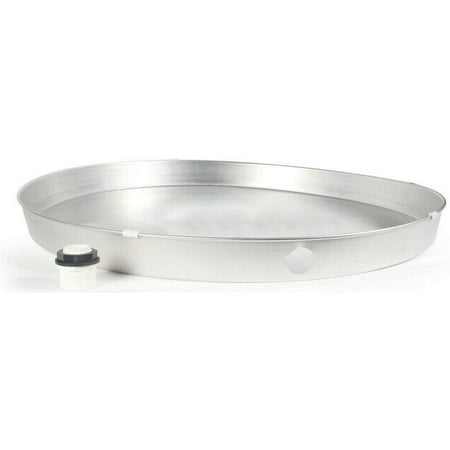 Camco 20860 Drain Pan With 1 in PVC Fitting, For Use With Gas or Electric Water Heater,