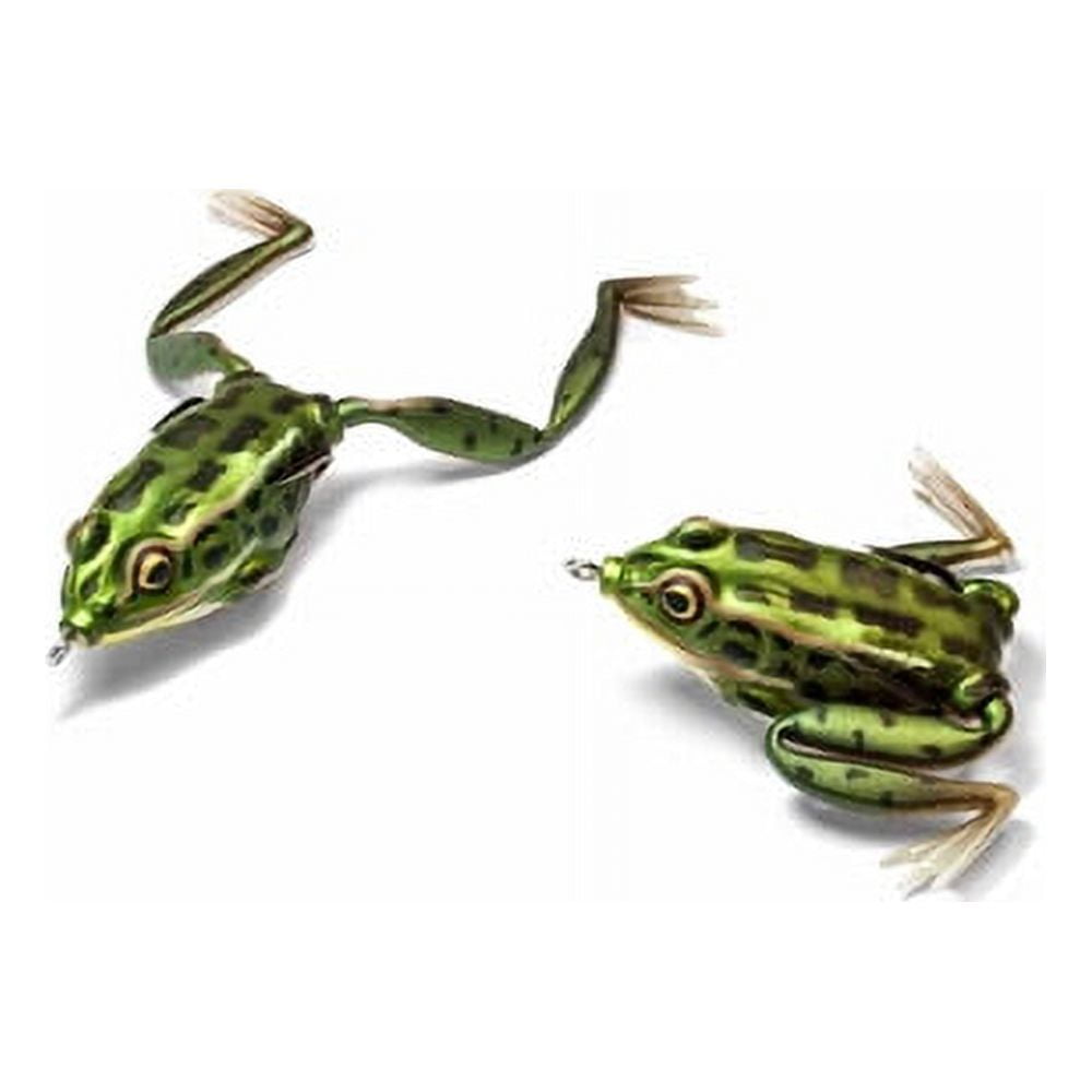 Lunkerhunt Lunker Frog - Topwater Lure - Green Tea,2.25in,1/2oz,Soft  Baits,Fishing Lures