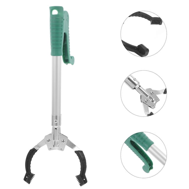 Raindrops 2Pcs Grabber Reacher Tool Gripping Items Plastic Assorted Color for Individuals with Limited Mobility