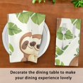thumbnail image 6 of Napkin Satin Napkin 20*20Inchx1 Kitchen Towel Dinner Plate Towel Decorative Towel Napkin Tea Towel Suitable For Kitchen Table Cartoon Sloth, 6 of 8