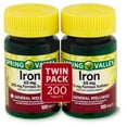 thumbnail image 3 of Spring Valley Iron Tablets Twin Pack, 65 mg, 200 count, 2 pack, 3 of 10