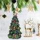 thumbnail image 4 of mfyjkho Adorno de resina para árbol de Navidad, decoración de mesa en miniatura con estrellas y detalles de calcetín, para exhibir en casa o en la oficina, 9 cm o 13 cm, 1 pieza, 4 of 5