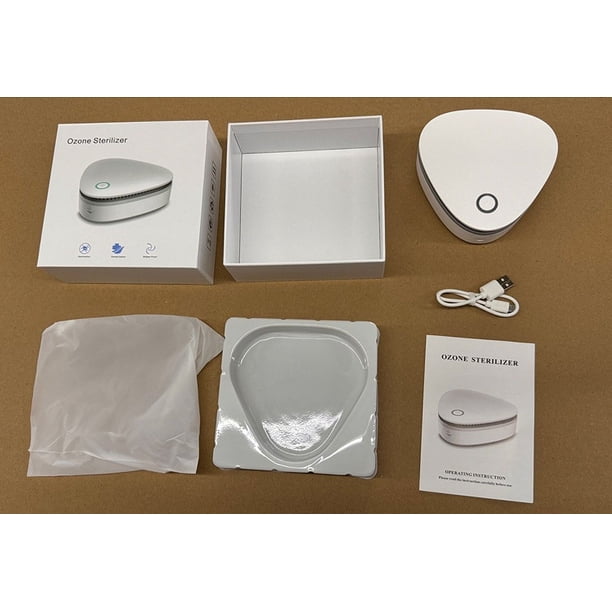 Mini purificador de olores con tecnología avanzada de eliminación de olores, eliminador de olores de humo para el hogar, el automóvil, el zapatero y el refrigerador, diseño portátil que garantiza una