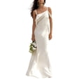 thumbnail image 3 of xiaxaixu Femmes Fronde Robe, Sans Manches Arrière Irrégulière Robe Longue d'Été pour Cocktail de Mariage, 3 of 9