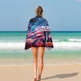 thumbnail image 4 of Independence Day Of The United States Flag Beach Towel Microfiber Beach Towels Sand Free Quick Dry Lightweight Travel Towels, 4 of 7