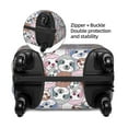 thumbnail image 2 of Honeii sloth cartoon Elastic Luggage Cover, featuring double-sided printing, is the ideal companion for travel, business trips, and daily use(not included suitcase )-Medium, 2 of 7