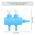 thumbnail image 3 of Distributeur de Tuyau d'Oxygène en Plastique, Répartiteur de Réservoir de Poissons, Vanne de Contrôle de Pompe à air de volume d'Air Réglable pour les Réservoirs de Poissons Aquarium 2 Voies 2pcs, 3 Voies 2pcs, 4 Voies, 5 Voies, 6 Voies, 3 of 7