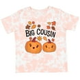 thumbnail image 3 of Inktastic Big Cousin Pumpkins with Fall Leaves Boys or Girls Toddler T-Shirt, 3 of 5