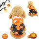 thumbnail image 2 of Disfraz de Halloween para mascotas, chaqueta con capucha, disfraz de araña de Halloween para mascotas, disfraz de Halloween para gatos y perros (calabaza, XL) brillar  Electrónica, 2 of 5