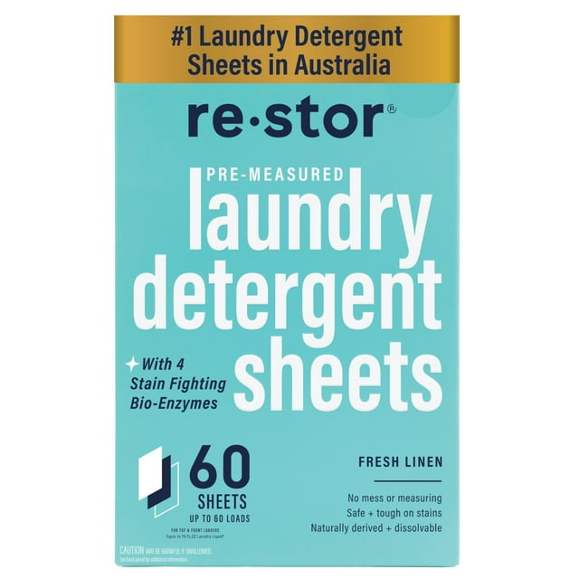 Detergente para ropa en sábanas Restor Fresh Linen, 60 cargas