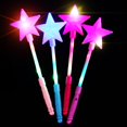 thumbnail image 1 of Illuminated Stars Children Bar Five-pointed Star Magic Flash Girl Stick Kids Toys, 1 of 5