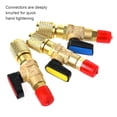 thumbnail image 3 of Kenally Adaptador Universal para el hogar de 1/4 a 5/16 pulgadas, válvulas de bola para de nevera, accesorios para máquinas a Válvulas Rojo Kenally TO008697-01B, 3 of 6