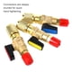 thumbnail image 5 of Kenally Adaptador Universal para el hogar de 1/4 a 5/16 pulgadas, válvulas de bola para de nevera, accesorios para máquinas a Válvulas Azul Kenally TO008697-03B, 5 of 6