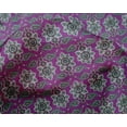 thumbnail image 4 of oneOone Silk Tabby Fabric Floral & Paisley Block Print Fabric By The Yard 42 Inch Wide, 4 of 4