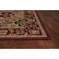thumbnail image 4 of 2'x3' Red Machine Woven Traditional Quatrefoil Indoor Accent Rug, 4 of 5
