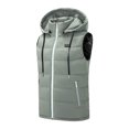 thumbnail image 2 of Nsxcdh Gilet Chauffant d'Hiver Chaud USB Infrarouge Flexible Extérieur 3 Réglages de Température Lavable Polyester Multi Tailles Réglable Fibre de Carbone Chauffage Banque d'Alimentation 8 H Incluse Unisexe Extérieur Maison Intérieur, 2 of 9