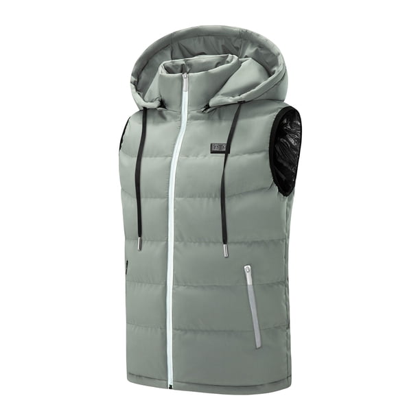 Xihbxyly Chaleco Calefactor de Invierno, Alimentación Por Usb, Fibra de Carbono, 3 Ajustes de Temperatura, Batería de 8 Horas de Duración, Diseño Cálido y Transpirable, Ligero y Cómodo, para Activida