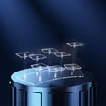 thumbnail image 6 of 1Set Acrylic Figures Display Risers 8-Tier Transparent Minifigures Organizer Arc-Shaped Organizer Holder for Models Display Risers for Cupcake Action Figures Perfume Collectibles Jewelry, 6 of 7