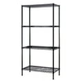 thumbnail image 2 of Excel NSF Multi-Purpose Heavy Duty 4-Tier NSF Wire Shelving Rack, 36 x 18 x 72-Inch, Black, 2 of 7