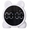 thumbnail image 2 of P1 Bluetooth Speaker Alarm Clock Rechargeable Digital Alarm Clocks with Bluetooth Speaker for Kids Bedroom OfficeWhite, 2 of 8