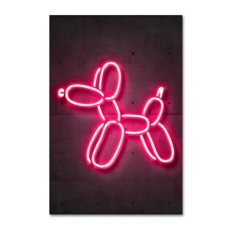 Trademark Fine Art 'Balloon Dog' Canvas Art by Octavian Mielu