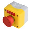 thumbnail image 1 of Fugacal Red Sign Emergency Stop Push Button Switch IP65 Waterproof SP-A001,Emergency Stop Button,Emergency Button, 1 of 8
