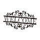 thumbnail image 2 of Letrero de bienvenida para puerta de entrada, etiqueta de bienvenida, adorno colgante creativo para pared, decoración de pared, placa para casa, para, 2 of 8