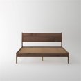 thumbnail image 2 of Pemberly Row Solid Black Walnut Wood Bedroom Set (King Bed + 2 Nightstands), 2 of 5