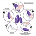 thumbnail image 4 of RV Ratón de control remoto femenino, huevo de un solo salto, masaje vibratorio, coqueteo, diversión, huevo de salto, juguete sexual para adultos (púrpura), 4 of 5