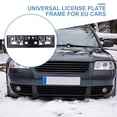 thumbnail image 6 of ZPAQI Universal European License Plates Holder Mounting Adapter Bumper Frame Bracket, 6 of 11