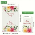 thumbnail image 2 of 2Pcs Best Mom Kitchen Dish Towel Set Spring Flower Cloth Dish Tea Towels Bar Hand Dishcloths Kitchen Rag Happy Mother's Day Decor for Bathroom Kitchen Home Supplies, 2 of 5