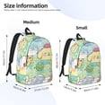 thumbnail image 3 of Lsque Sanrio Pattern Canvas Daypack, Durable Backpack, High-quality Versatile Backpack,Vintage Compact Backpack-Small, 3 of 6