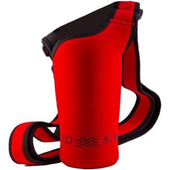 NEOSLING, Adjustable Neoprene Bottle Holder, Racecar Red