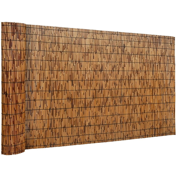 Natural Reed Fencing, EcoFriendly Reed Fence, 6 feet High x 13.3 feet