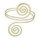 thumbnail image 5 of Pulsera de brazo superior, pulseras de mujer, brazalete con espirales multicapa, accesorios para C dorada, 5 of 9