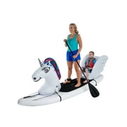 Generic Stand Up Floats Inflatable Stand-Up Paddle Board Float SUP Accessory Set- Unicorn Head & Tail with Child Seat