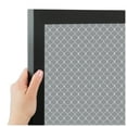 thumbnail image 4 of PinPix ArtToFrames 10x16 Custom Cork Bulletin Board Grey Chain Poster Board Has a Fabric Style Canvas Finish, Framed in Satin Black (PinPix-570), 4 of 6