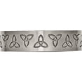 thumbnail image 3 of Titanium Brushed 6mm Trinity Symbol Flat Band (Size 9) Made In China tb267-9, 3 of 5