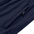 thumbnail image 6 of Dolkfu Mens Shorts Athletic Drawstring Bermuda Shorts Elastic Waist Quick Dry 5 Inch Inseam Shorts Men 3X, 6 of 8