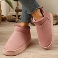 thumbnail image 4 of Classic one-step snow boots with thick soles, lined and padded for warmth, versatile cotton short boots, 4 of 5