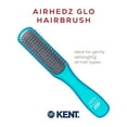 thumbnail image 3 of Kent AHGLO01 Airhedz Glo Half Round Narrow Detangling Hair Brush - 9 Row Ionic Anti Static Non Scratch Long Nylon Bristle Great for Detangling and Smoothing Medium to Long Length Hair, 3 of 18