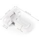 thumbnail image 5 of Cerradura de puerta de refrigerador y congelador para niños, cerradura de pestillo de refrigerador a prueba de niños para mantener la puerta cerrada, fácil instalación (blanco), 5 of 5