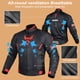 thumbnail image 3 of Chaqueta de Motocross para hombre y mujer, chaqueta de malla transpirable, anticaída, con almohadilla de protección de 5 piezas, para verano, 3 of 5